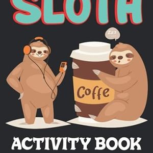 sloth adult coloring book