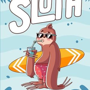 sloth coloring book for adults