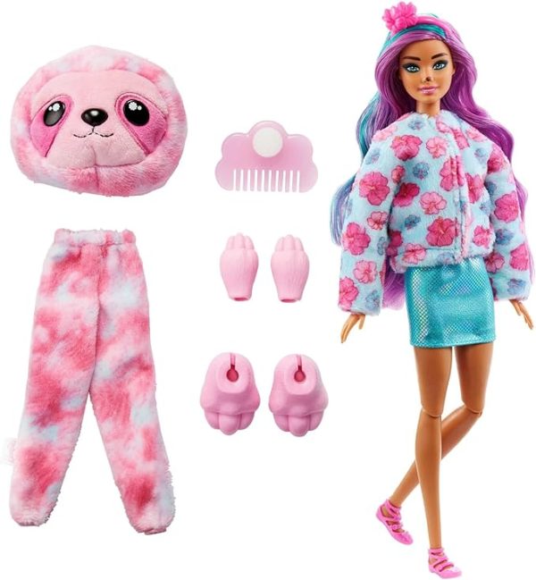 barbie and sloth furry costume