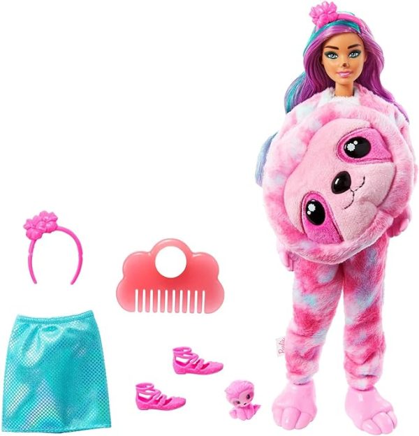 barbie and sloth furry costume