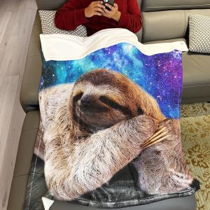 Sloth throw blanket