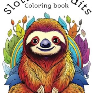 sloth coloring book