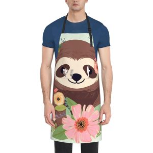 sloth chef apron