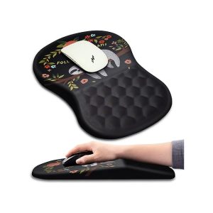 ergonomic sloth mouse pad
