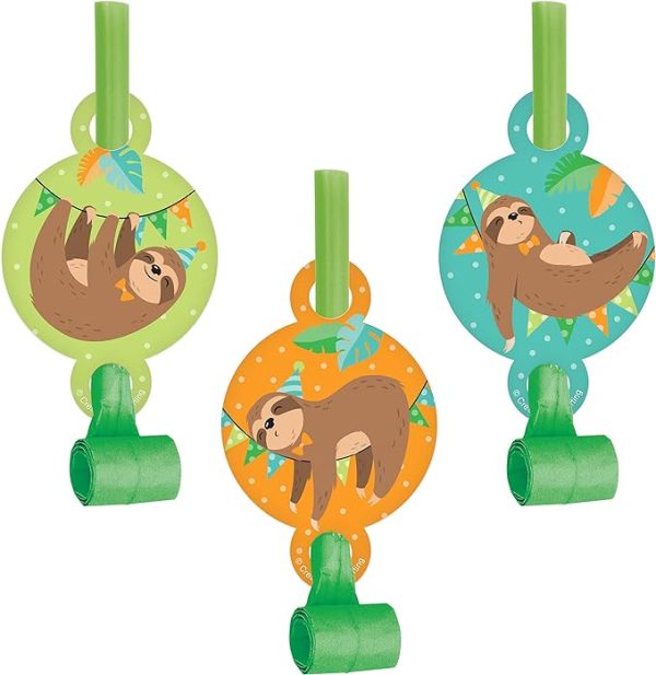 sloth party blowers