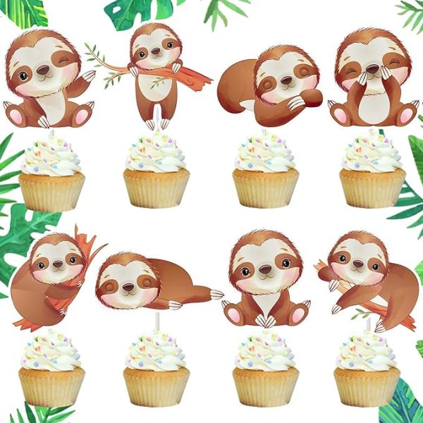 sloth party decoration kit