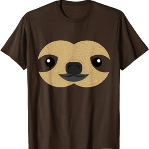 sloth face t-shirt