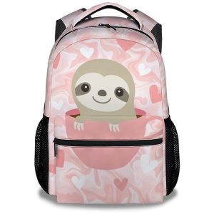 pink sloth backpack for kids